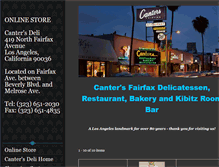 Tablet Screenshot of cantersdelishop.com